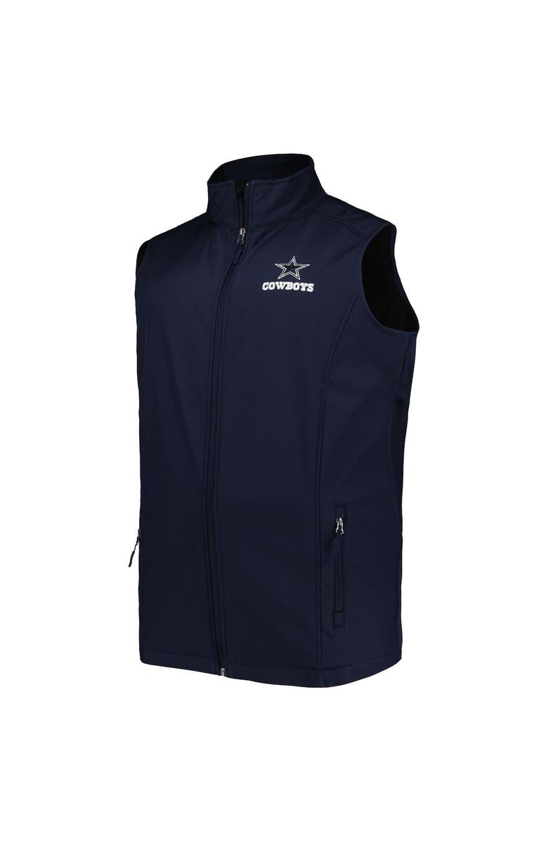 DUNBROOKE Men's Dunbrooke Navy Dallas Cowboys Big & Tall Archer Softshell Full-Zip Vest, Alternate, color, 