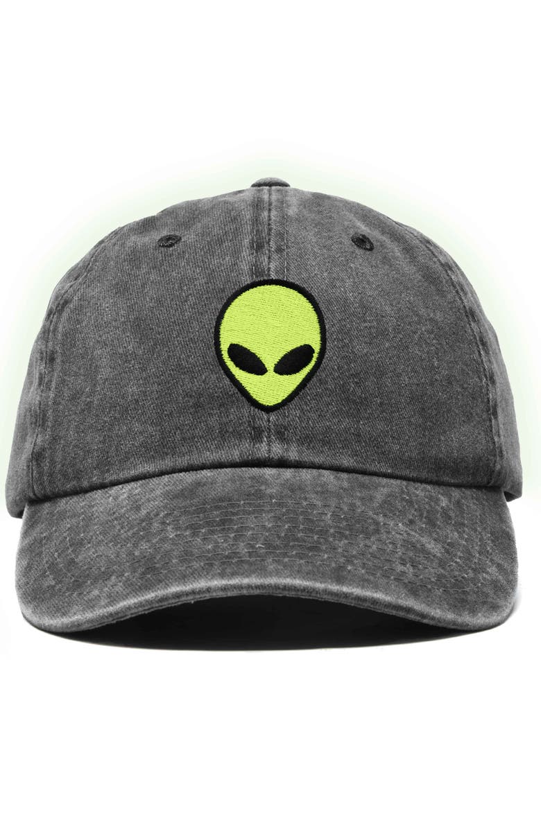 Dalix Alien Dad Cap, Main, color, Washed Black