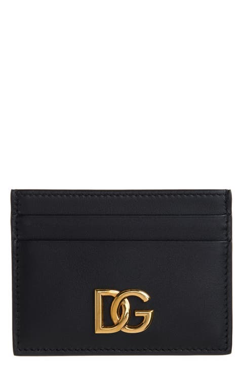 DG Logo Leather Card Case