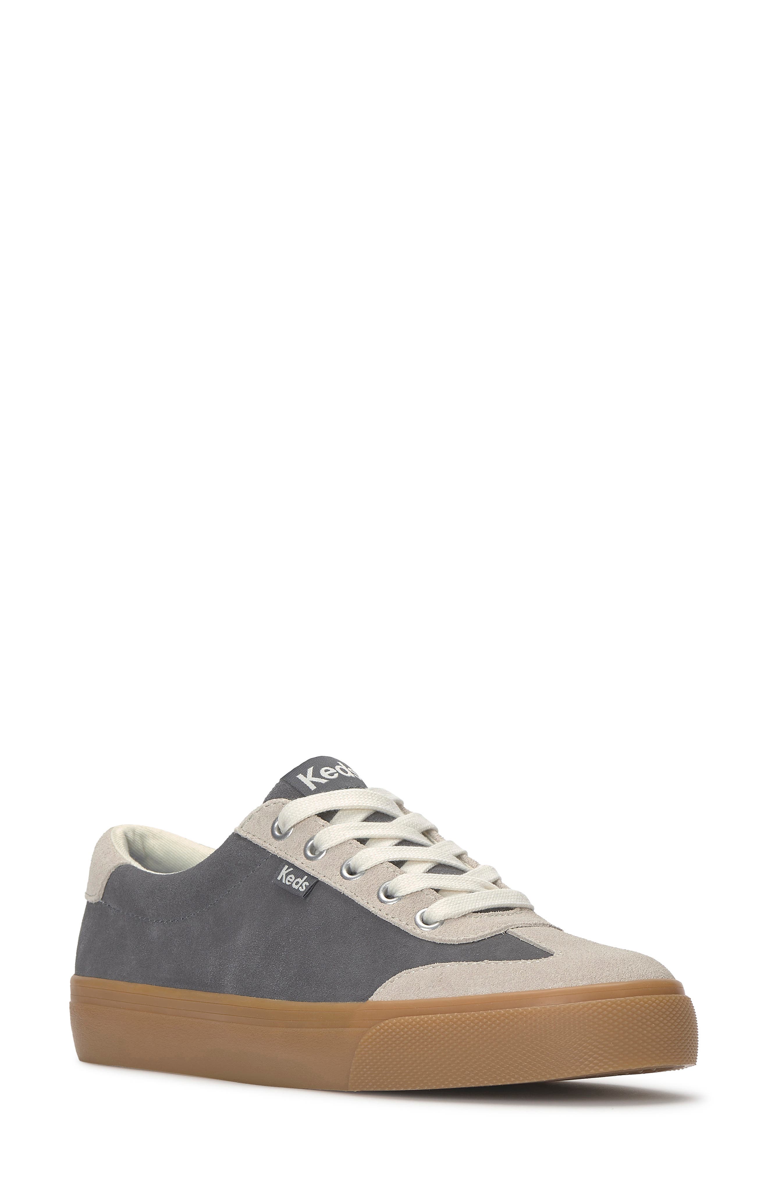Keds<sup>®</sup> Jump Kick T-Toe Sneaker, Main, color, Charcoal