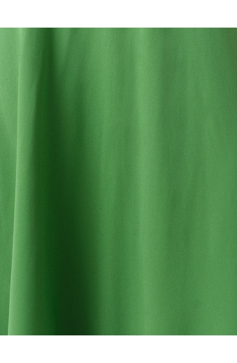 Ghost London Verity Crepe Puff Sleeve Midi Dress, Alternate, color, Green
