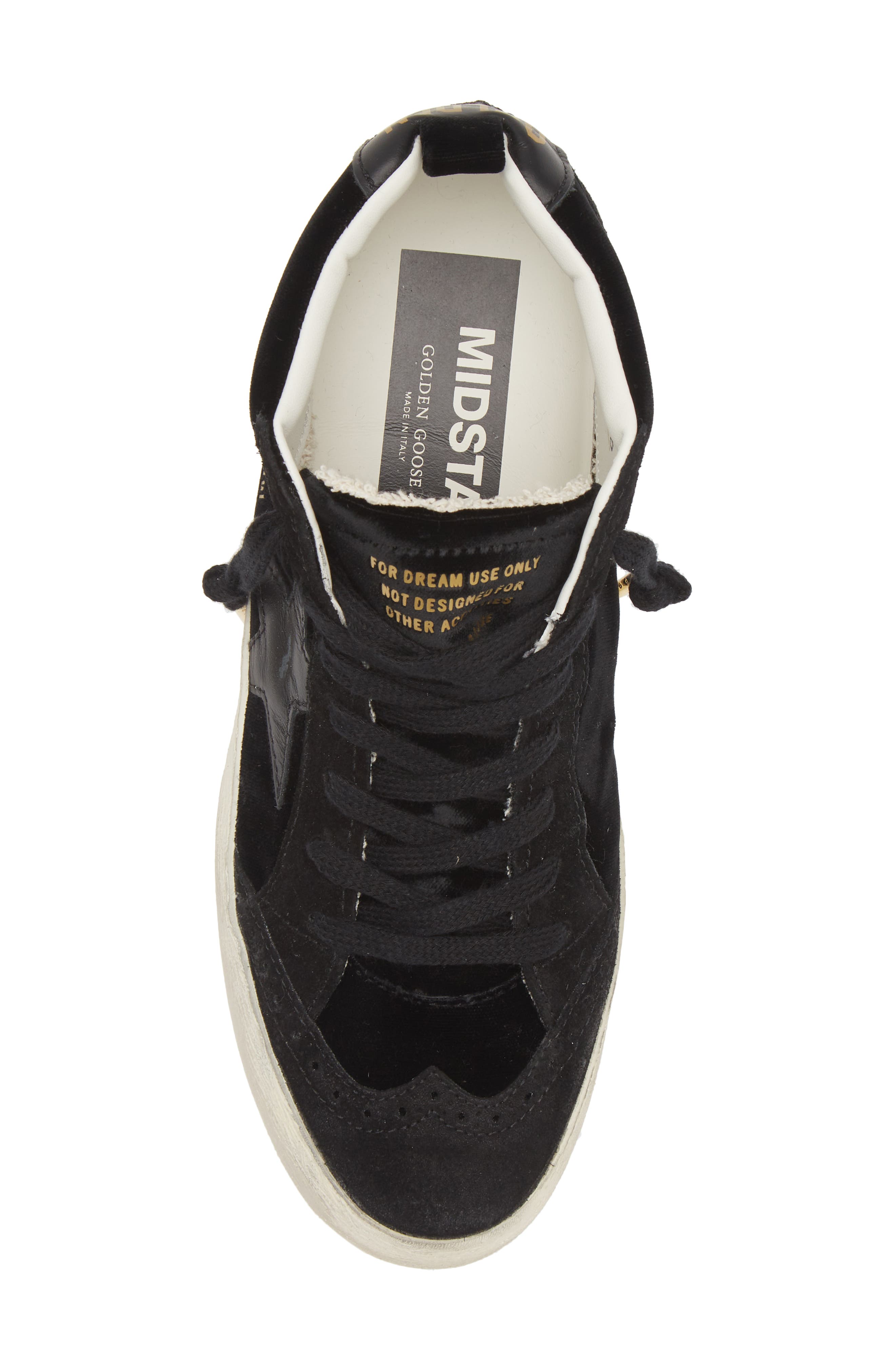 Golden Goose Mid Star Velvet Sneaker, Alternate, color, 