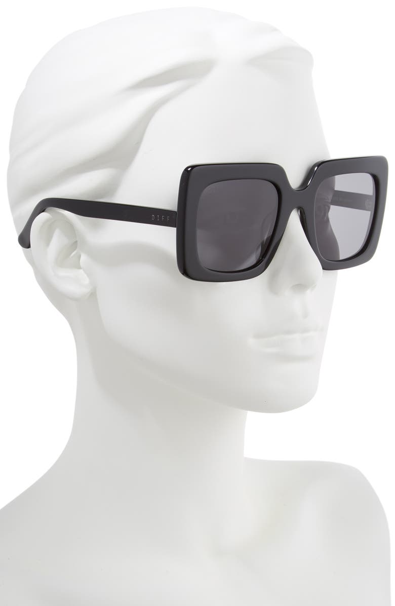DIFF Sasha 53mm Polarized Sunglasses, Alternate, color,