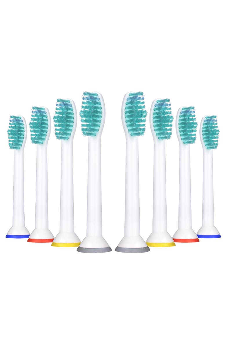 PURSONIC Philips Sonicare Compatible Brush Heads, Alternate, color, White