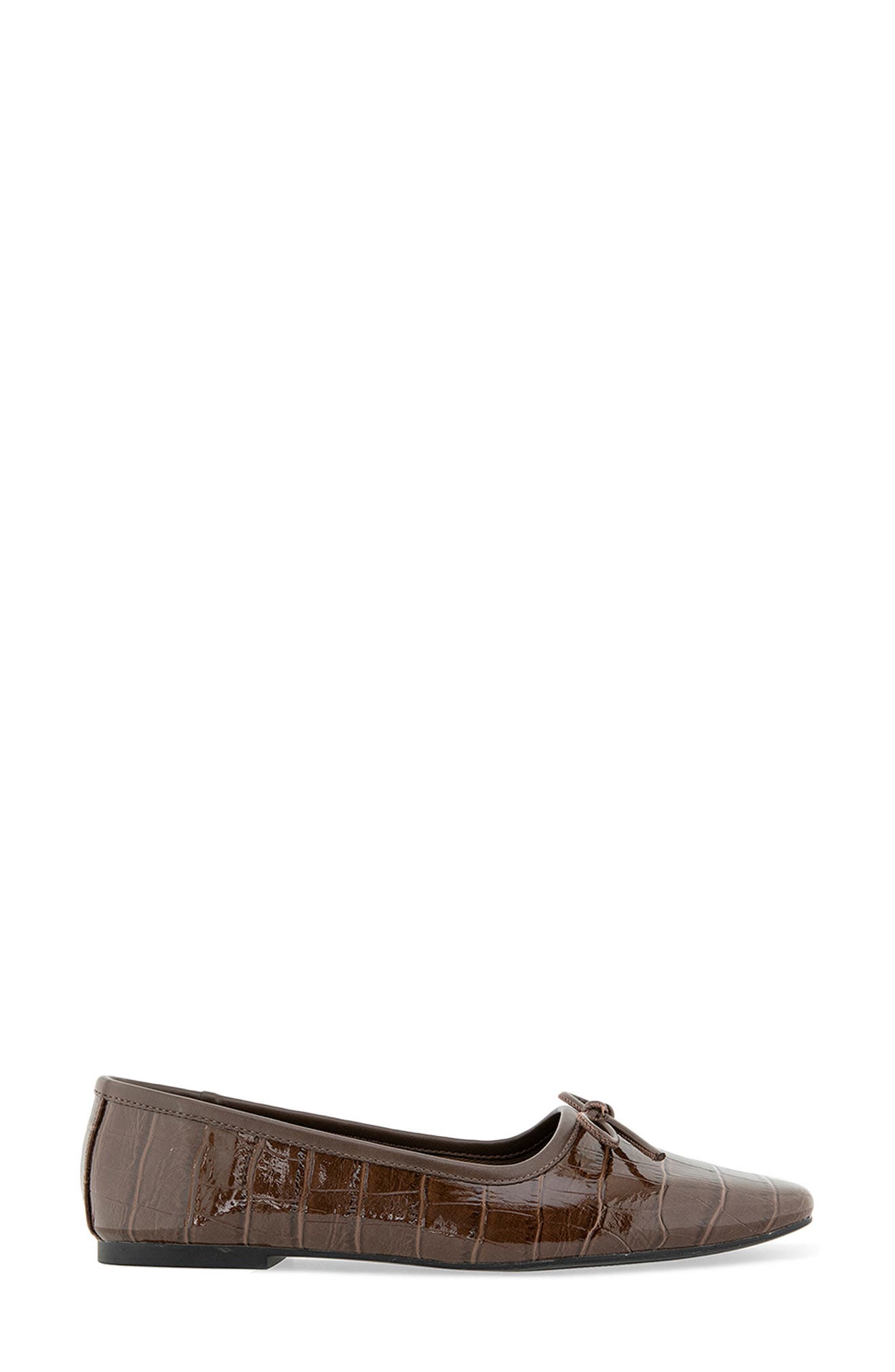 Carriah Flat, Alternate, color, CHOCOLATE CROCO