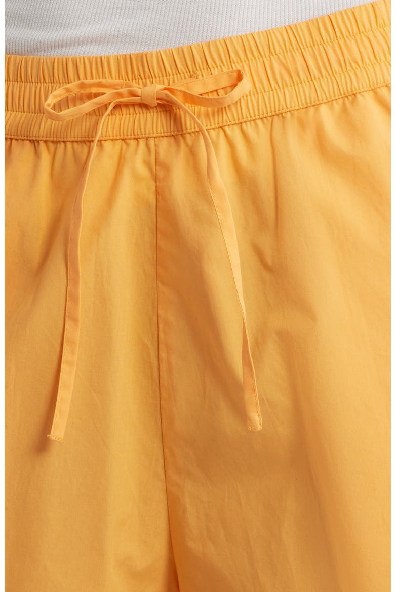 Rhodes Cotton Poplin Drawstring Shorts, Alternate, color, CLEMENTINE