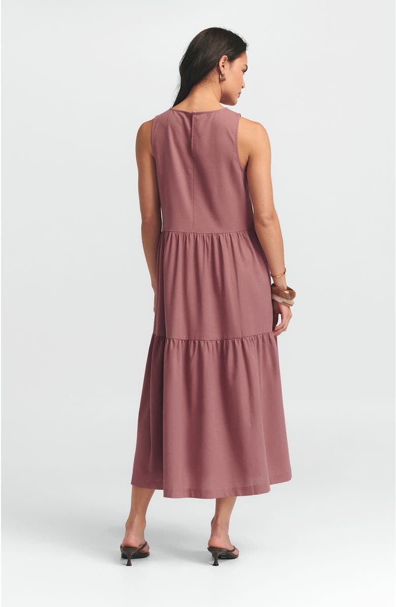 ST MRLO Remi Tiered Dress, Alternate, color, Dusty Rose