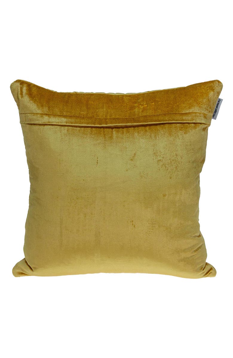 PARKLAND COLLECTION Zoe Quilted Throw Pillow, Alternate, color, Yellow