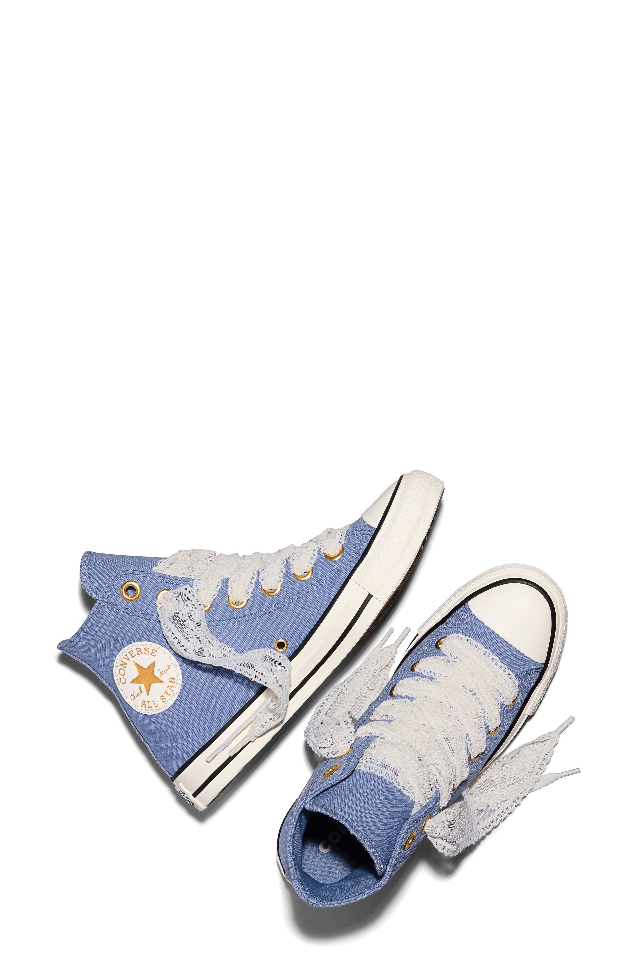 Chuck Taylor® All Star® Lace High Top Sneaker, Alternate, color, ICY DEMEANOR/VI
