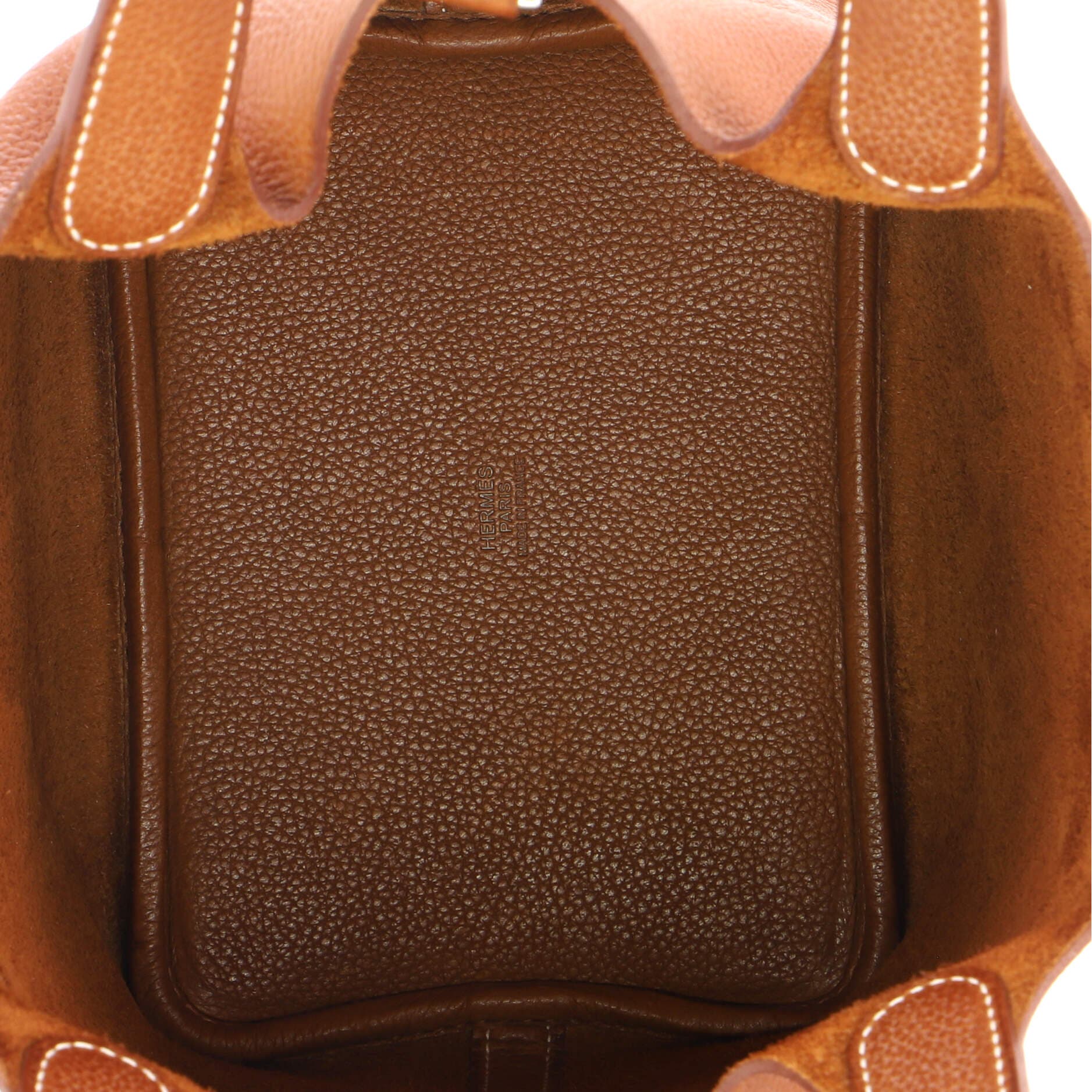 Picotin Lock Bag Barenia Faubourg PM, Alternate, color, Brown
