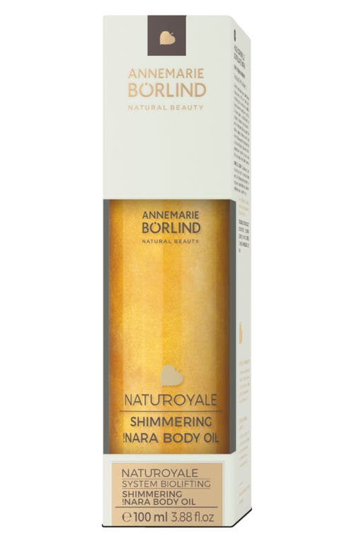 Annemarie Borlind Annemarie Börlind Naturoyale Shimmering Nara Body Oil In Transparent