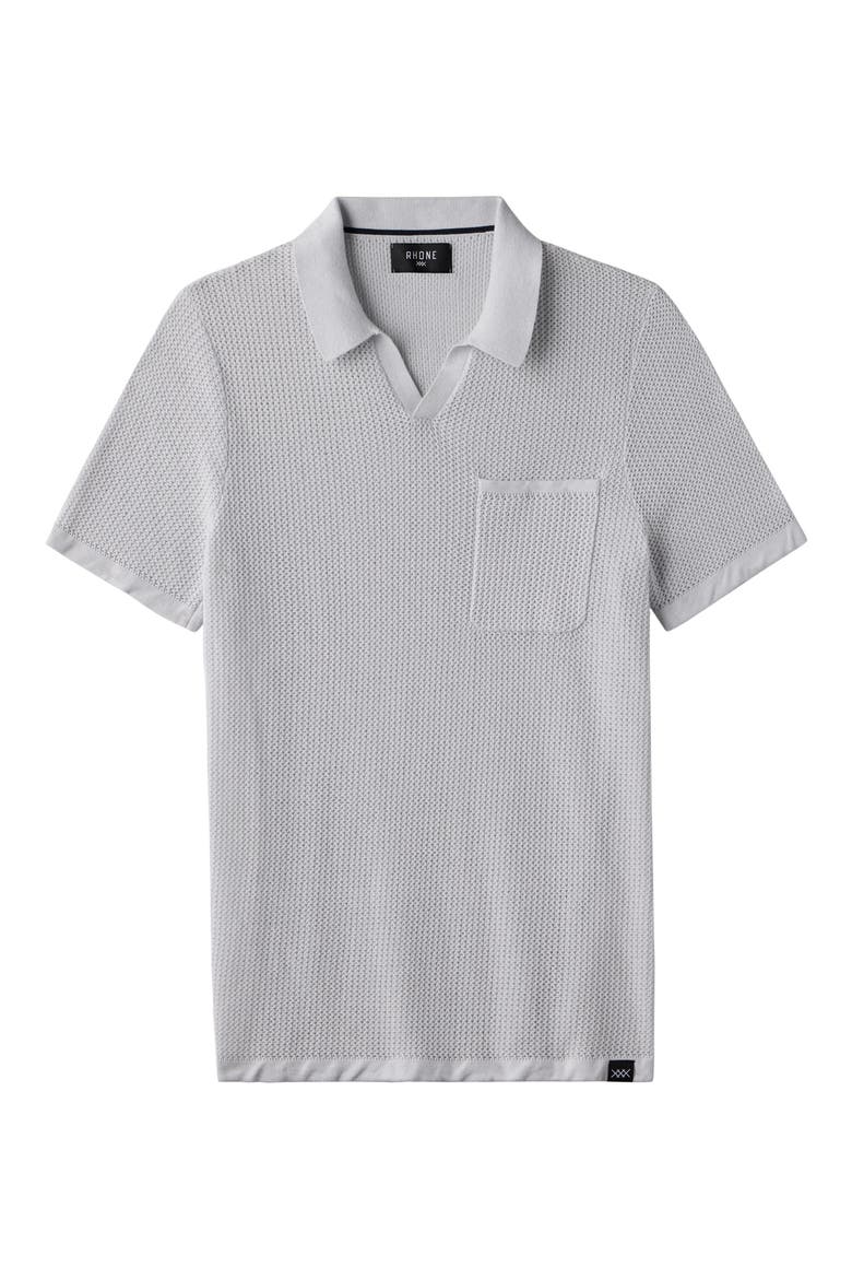 Coastal Johnny Collar Polo, Alternate, color, SLEET GRAY