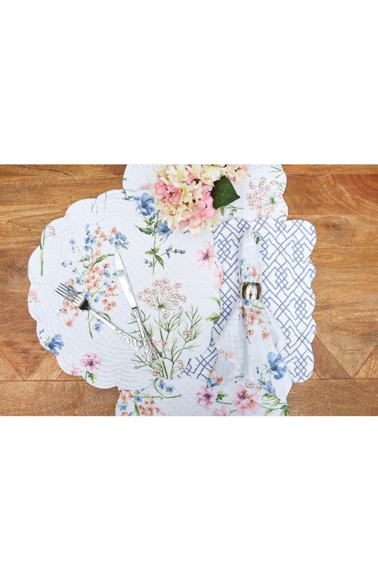 C&F Home Cynthia Napkins Set of 6, Alternate, color, Blue