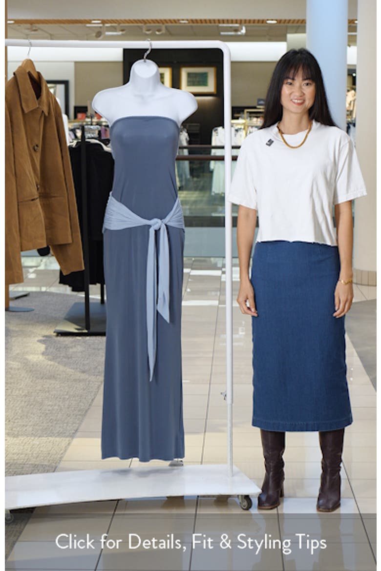 Tove Strapless Maxi Dress video