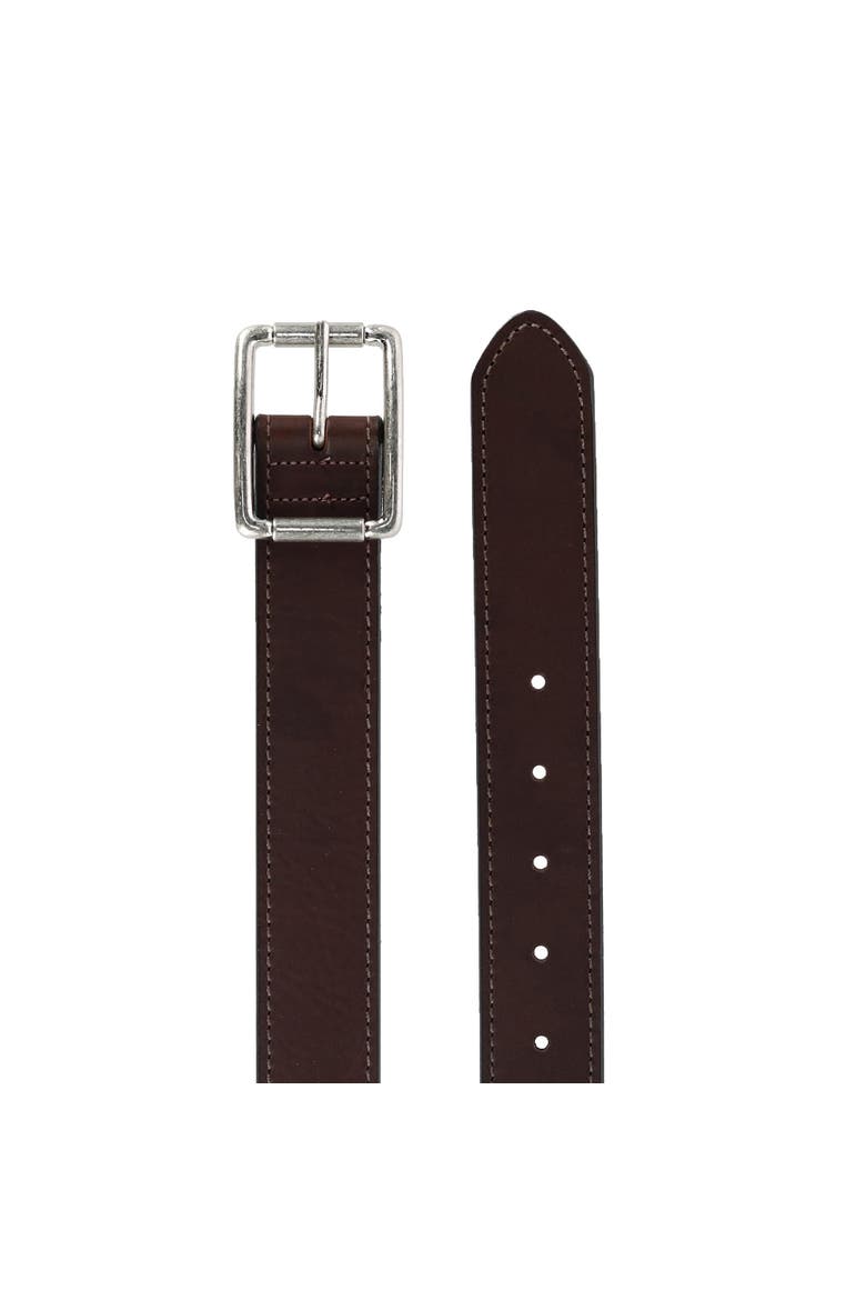 Men's Newcastle Natural Grain Leather Belt, Alternate, color, Brown