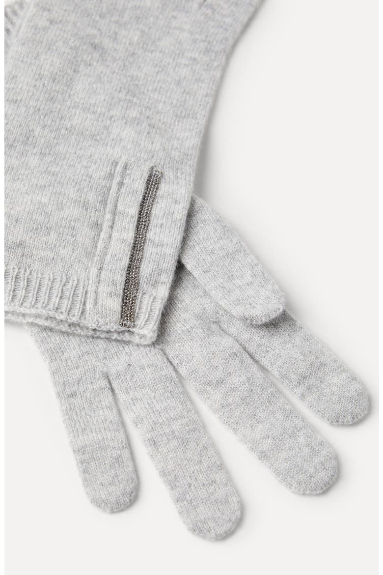 Knit gloves, Alternate, color, Light Grey