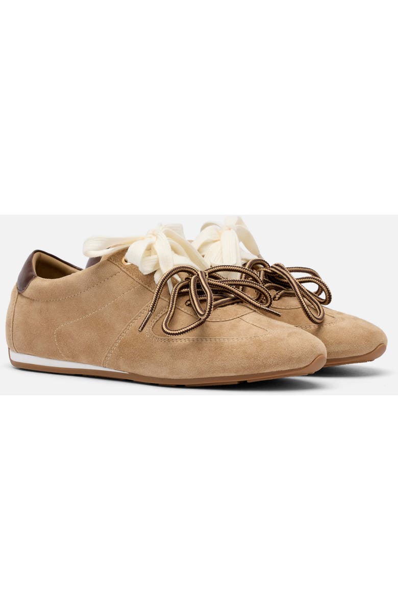 MARC NOLAN Colette Tan Suede Sneakers, Alternate, color, Brown