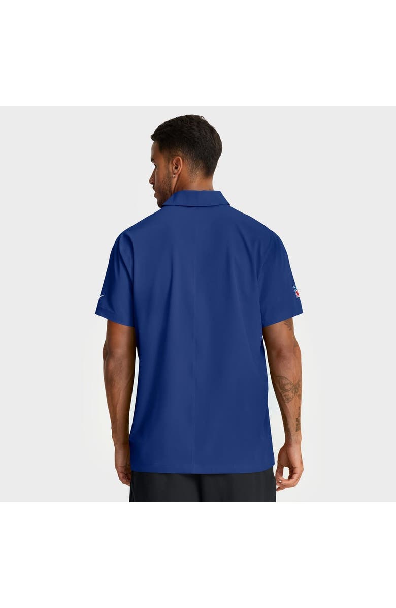 Nike Men's Nike Royal New York Giants Sideline City Pride Woven Performance Polo, Alternate, color, Royal