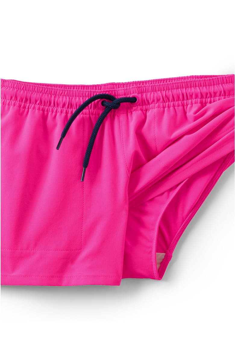 Lands' End Girls Chlorine Resistant Tankini Top Woven Short Set, Alternate, color, Deep Sea Navy/Multi Floral Mix