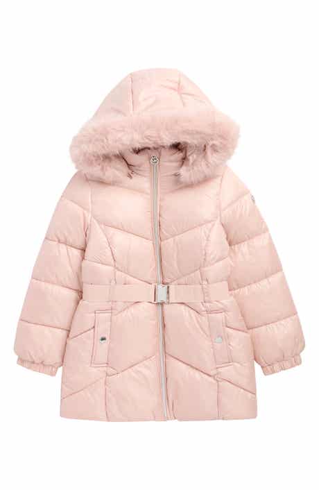 Kids' Stadium Puffer Jacket with Removable Faux Fur Trim Hood