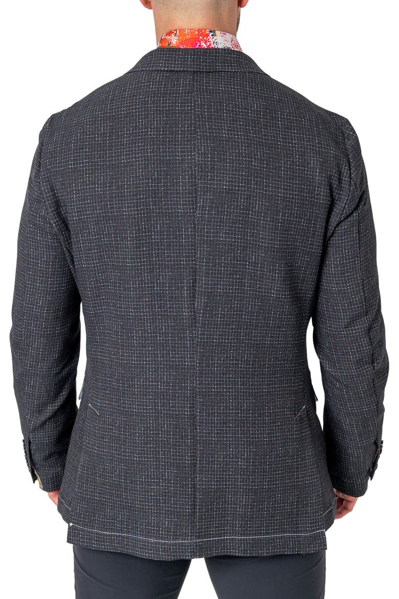 Unconstructed Squared Blazer, Alternate, color, BLACK