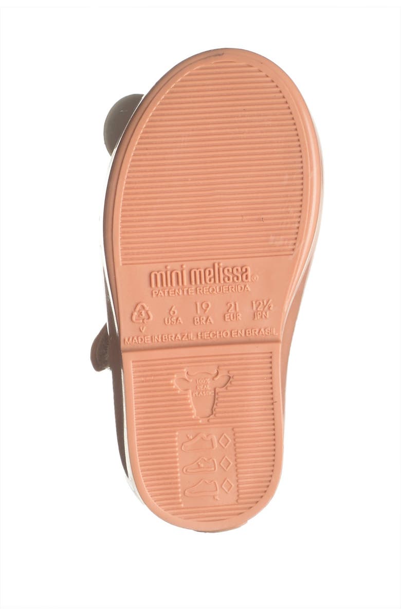 Mini Melissa Sweet Love + Mickey & Friends Mary Jane Flat, Alternate, color,