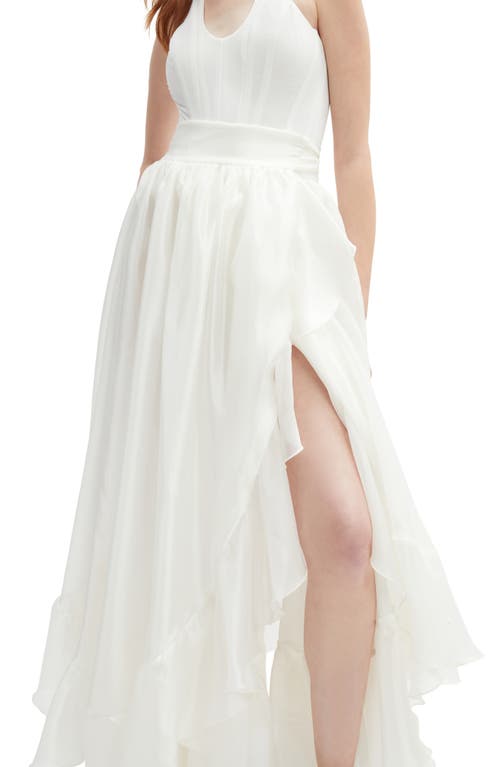 Bardot Mirella Wrap Maxi Skirt In White