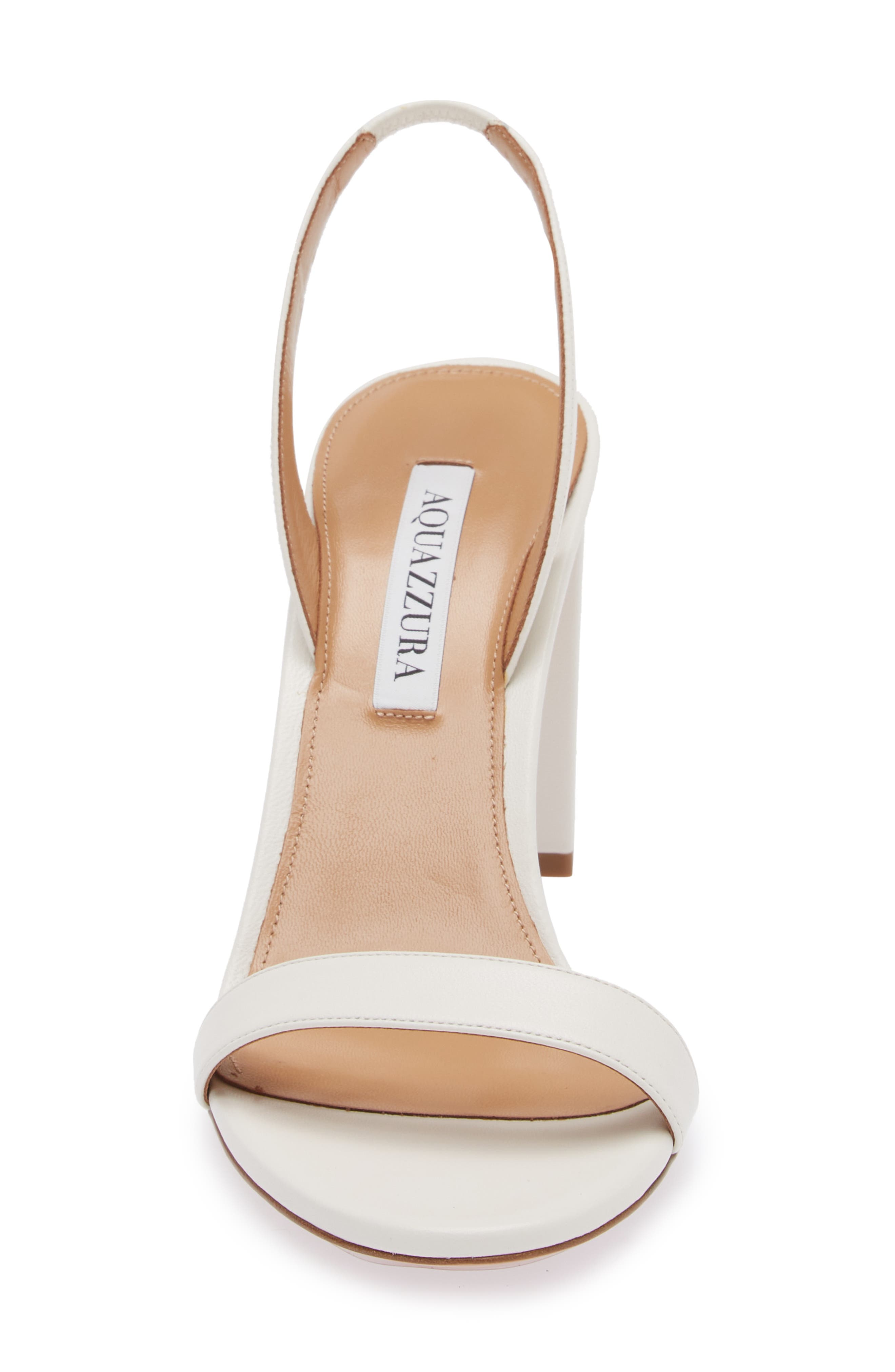 So Nude Slingback Sandal, Alternate, color, WHITE