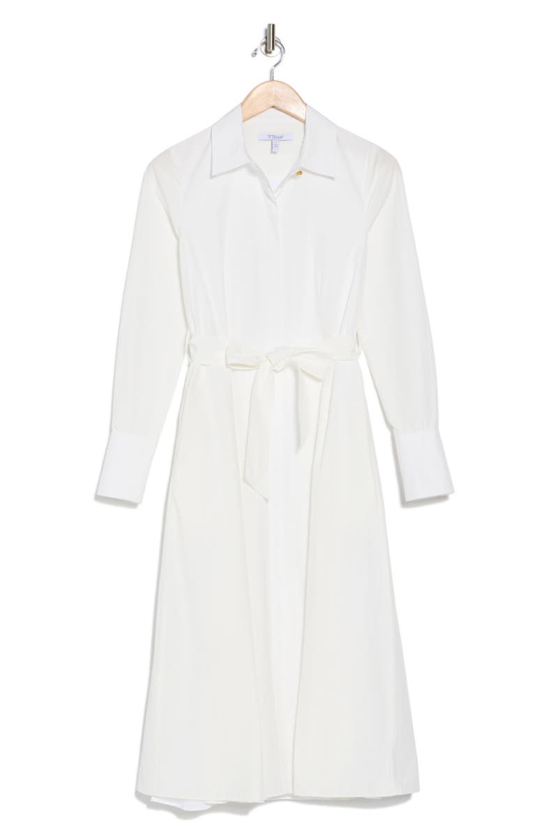 Derek Lam 10 Crosby Annette Long Sleeve Tie Waist Shirtdress, Alternate, color, 
