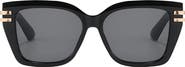Fifth & Ninth Paige 48mm Polarized Small Geometric Sunglasses