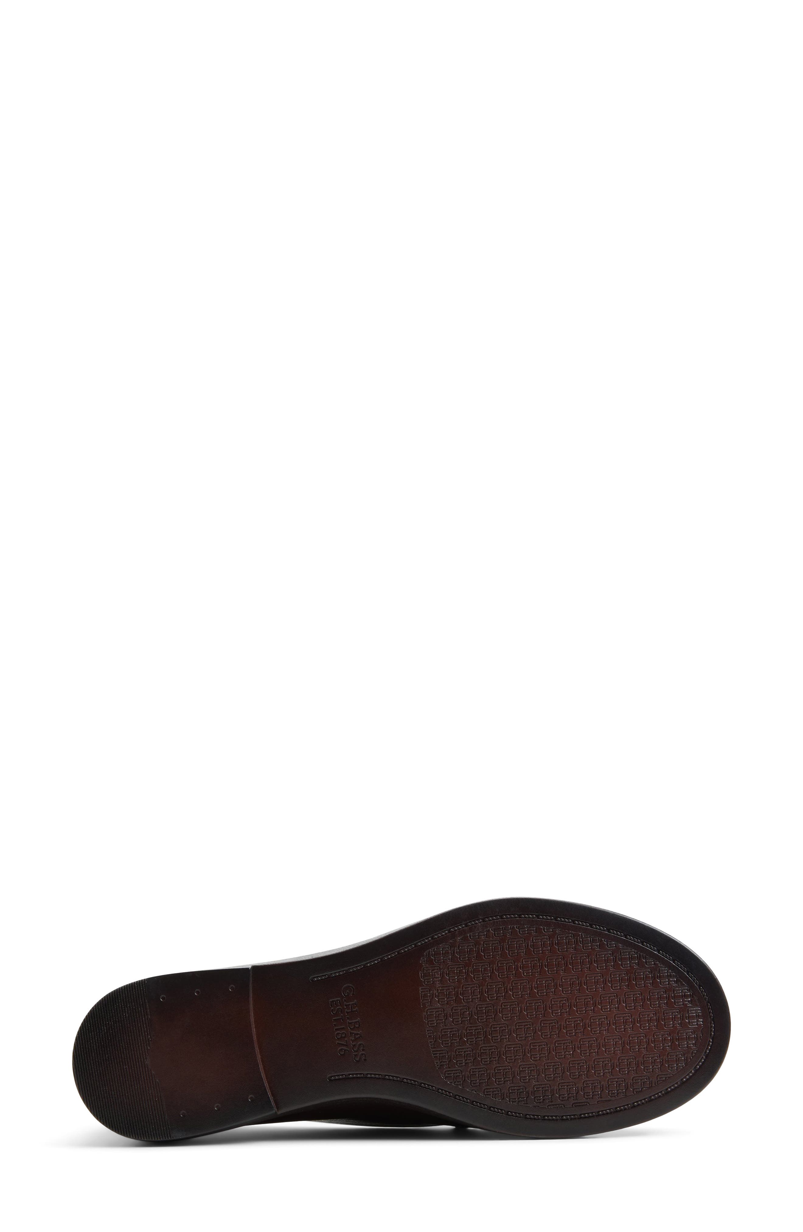 Sloane Leather Loafer, Alternate, color, DARK CHOCO