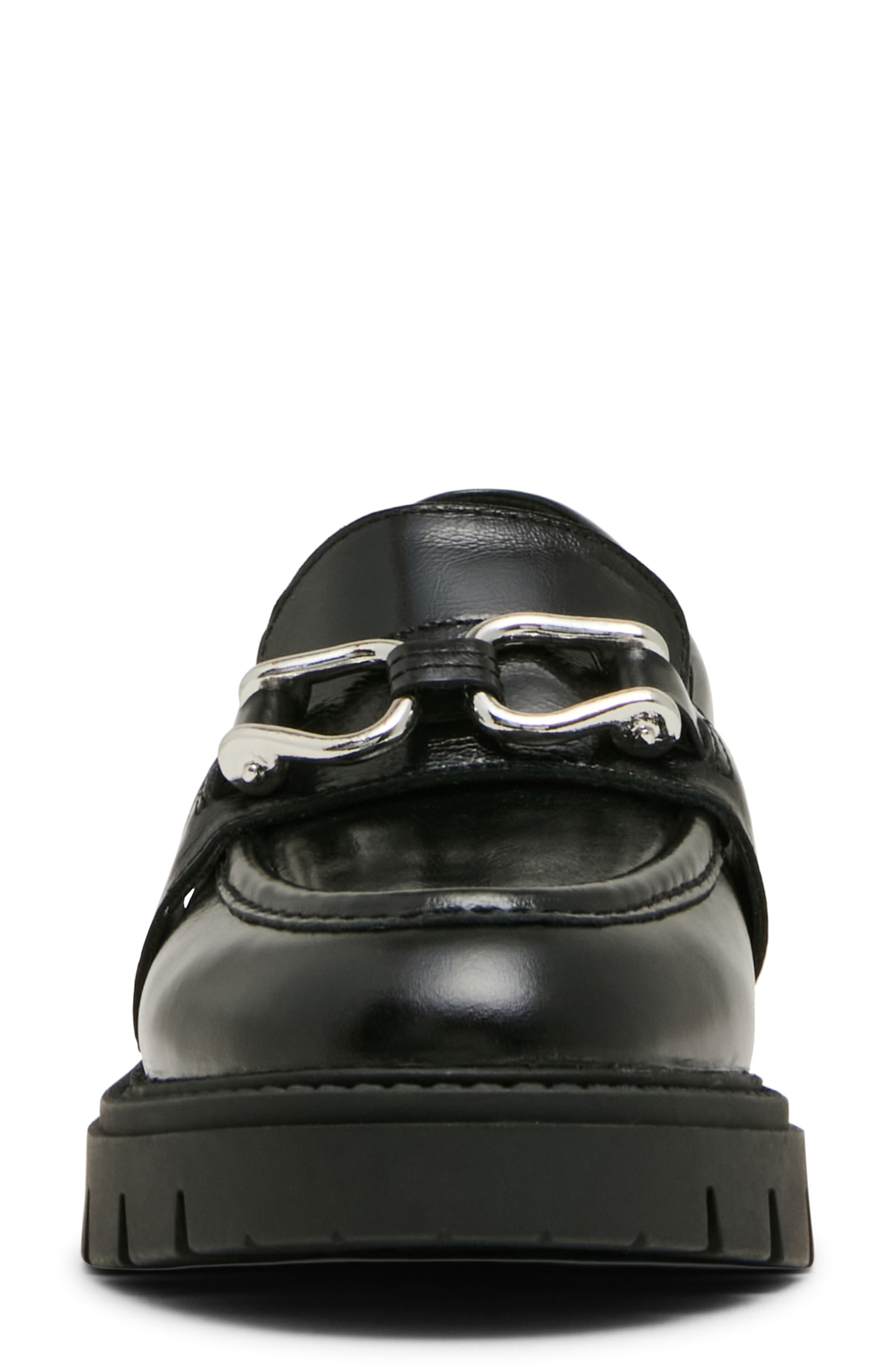 Kapri Leather Loafer, Alternate, color, BLACK LEATHER