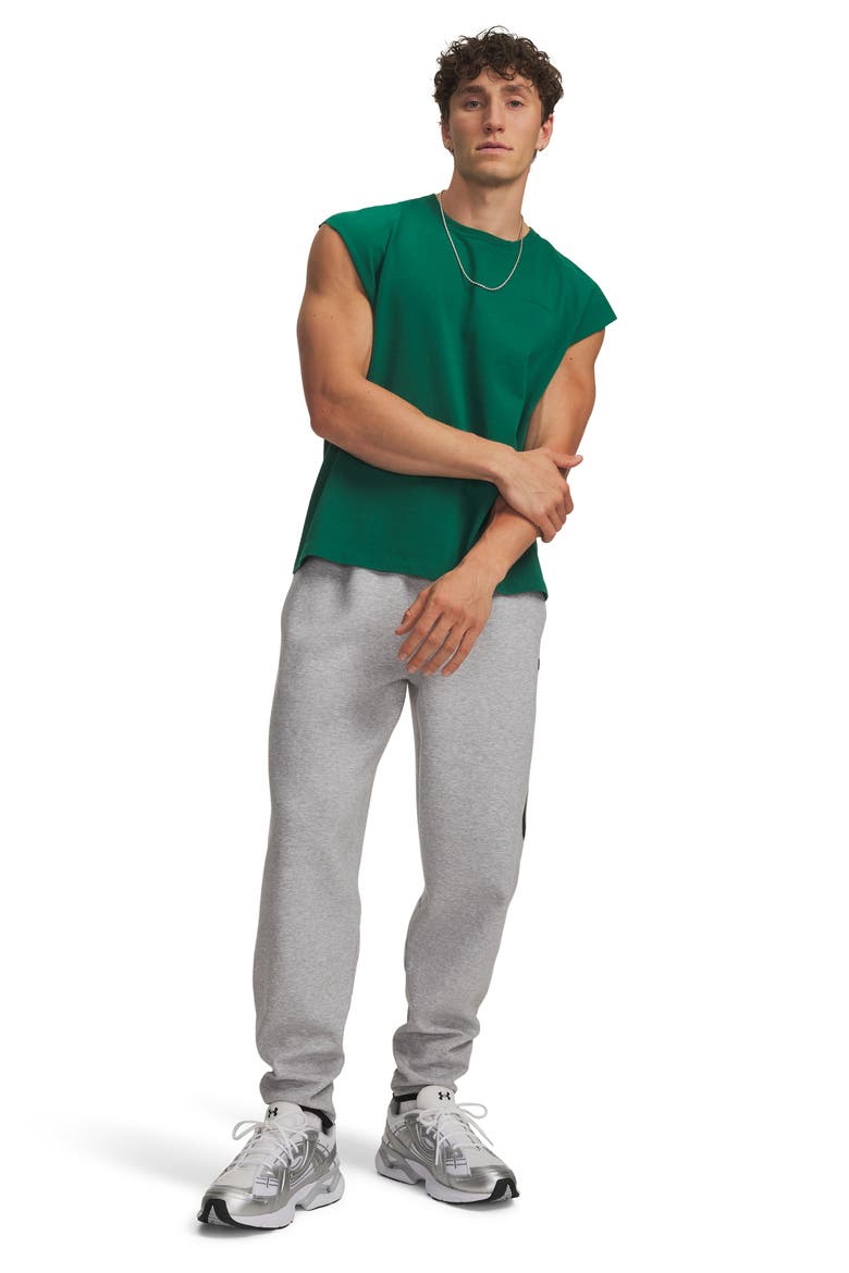 Unstoppable Fleece Joggers, Alternate, color, MOD GRAY LIGHT HEATHER/ BLACK