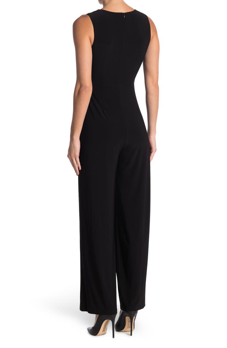 Vince Camuto Sleeveless Ruched Waist Jumpsuit, Alternate, color, 