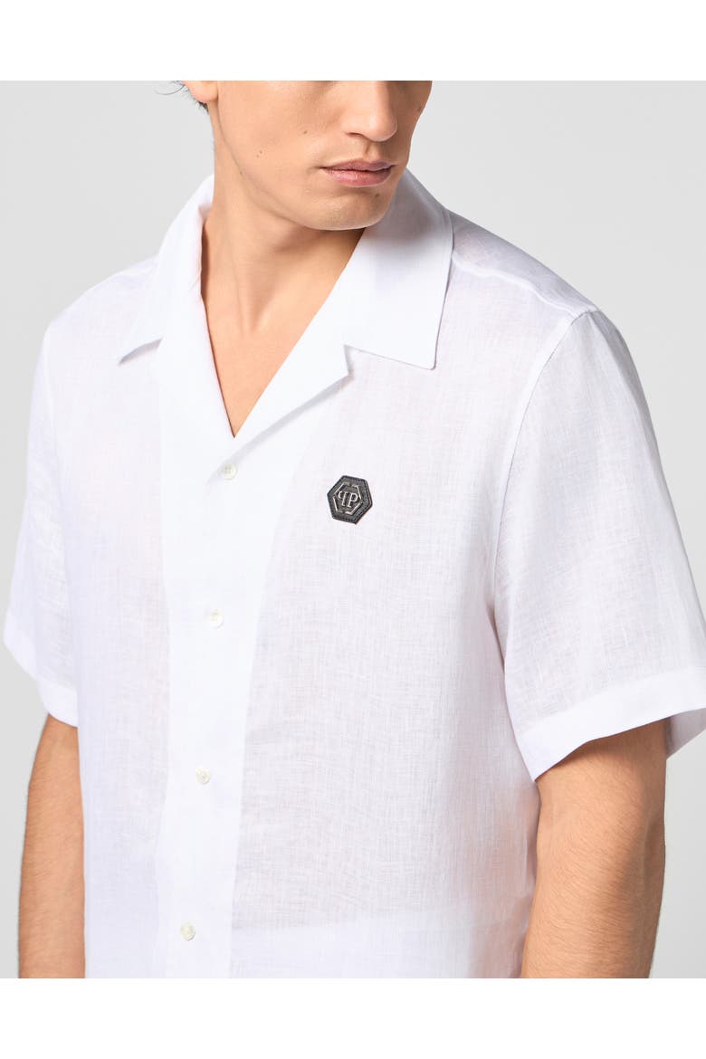 Bowling Shirt Basic Men, Alternate, color, OffWhite
