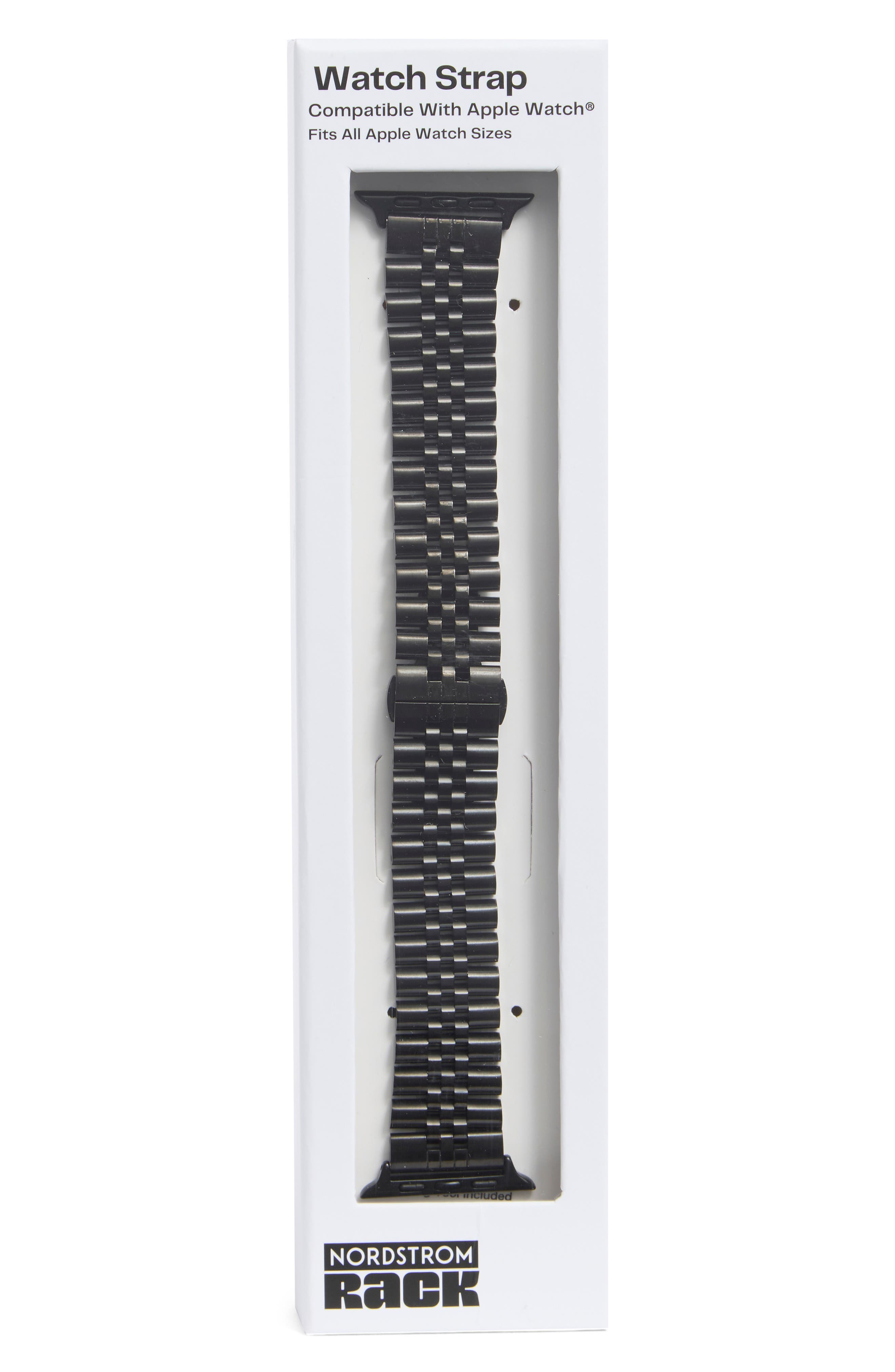 NORDSTROM RACK Stainless Steel Bracelet Apple Watch® Watchband