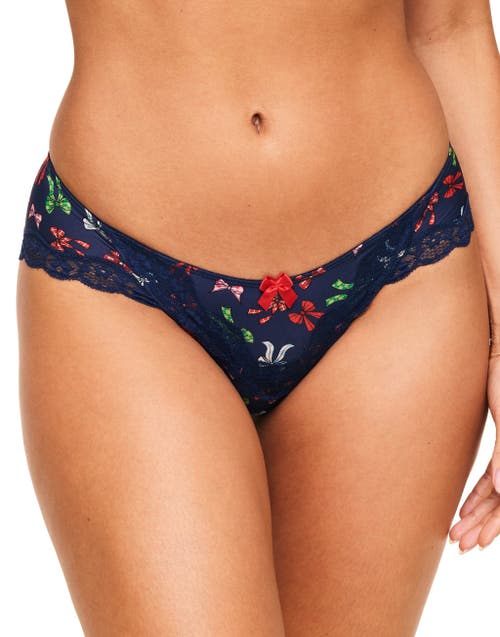 Adore Me Kati Hipster Panties In Novelty Blue