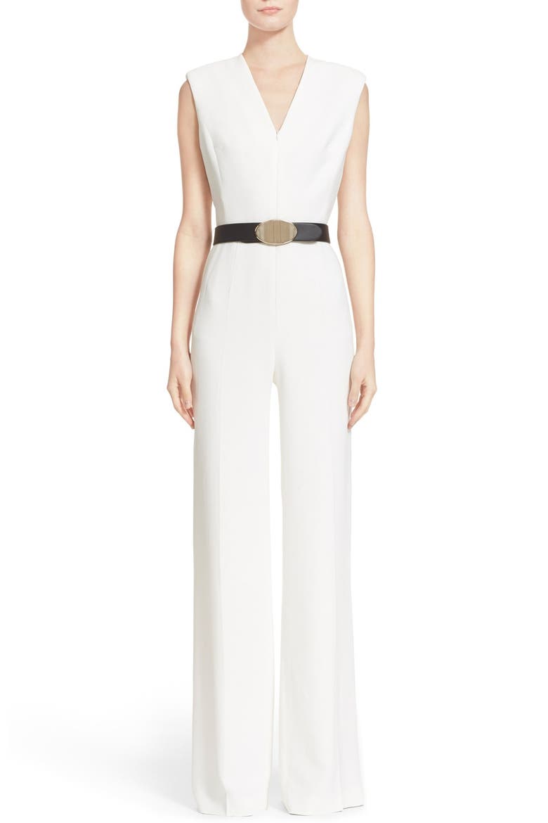 Sleeveless Wide Leg Jumpsuit, Main, color, FROST