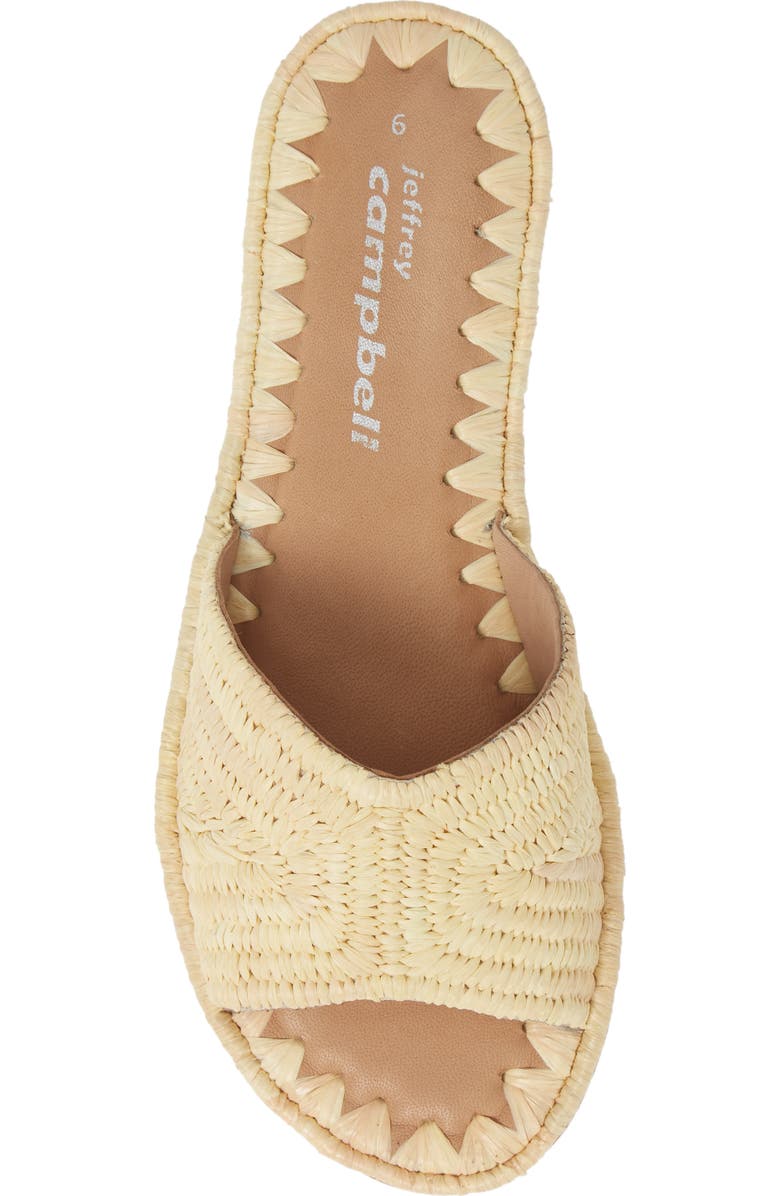 Jeffrey Campbell Dane Raffia Slide Sandal, Alternate, color,