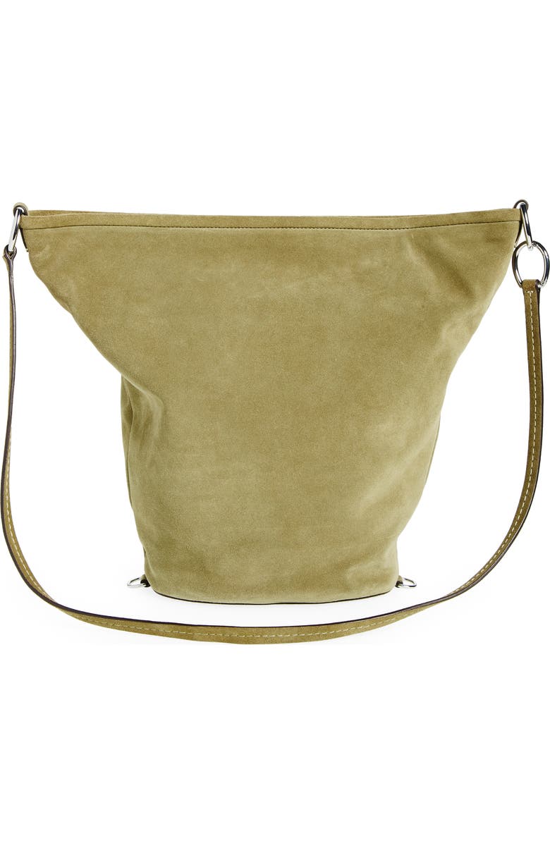 Proenza Schouler White Label Spring Suede Bucket Bag, Alternate, color,