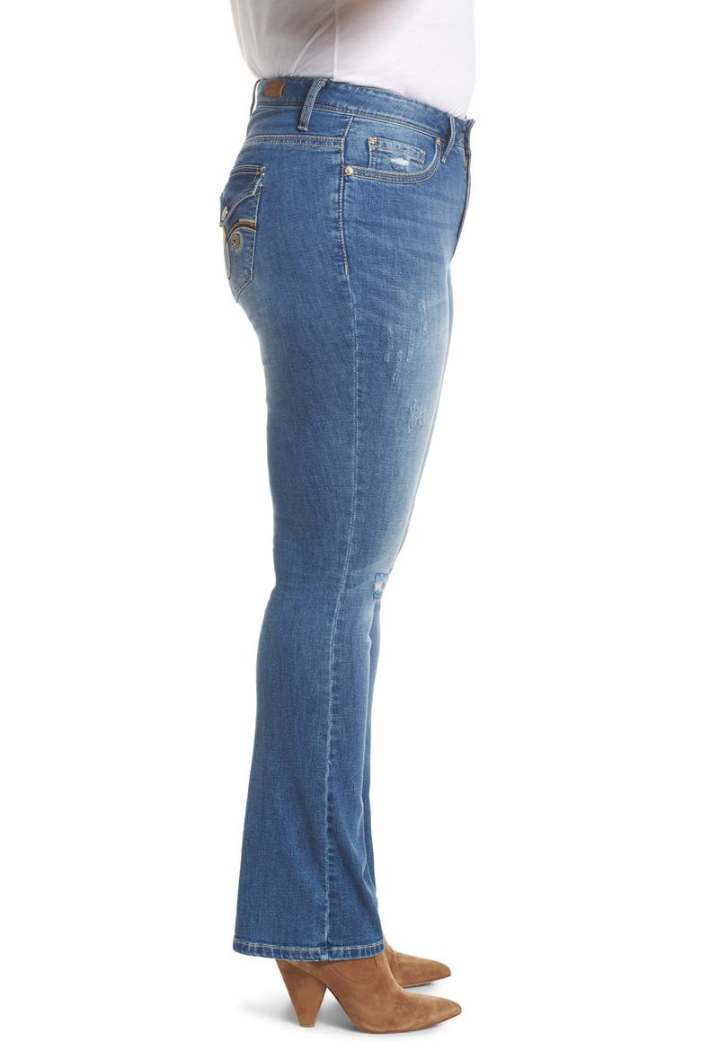 Rocker Slim Bootcut Jeans, Alternate, color, LADYBIRD