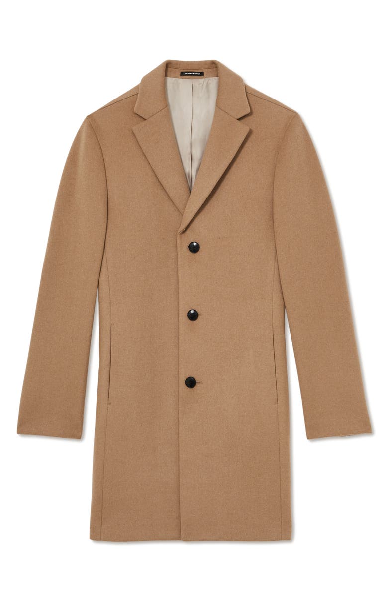 Reiss Clarke Overcoat, Alternate, color, Camel
