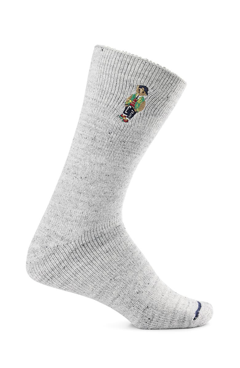 Polo Ralph Lauren Sweatshirt Bear Crew Socks, Alternate, color, 