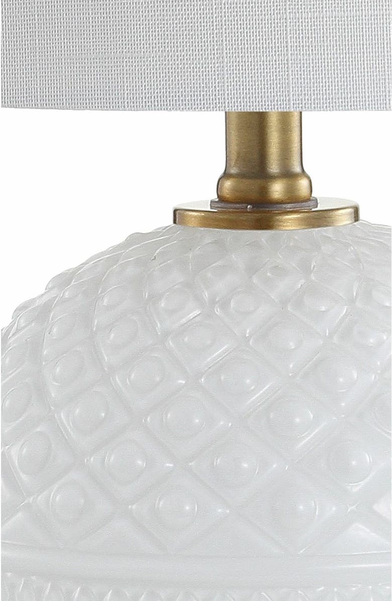 JONATHAN Y Julienne Glass/Metal LED Table Lamp, Alternate, color,