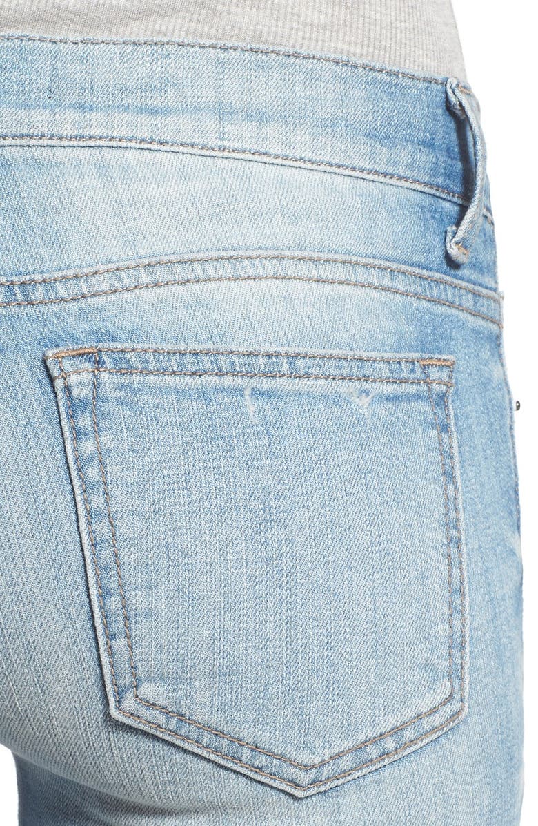 SP Black Destroyed Skinny Jeans, Alternate, color,