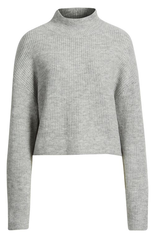Bp. Oversize Cozy Mock Neck Sweater In Gray
