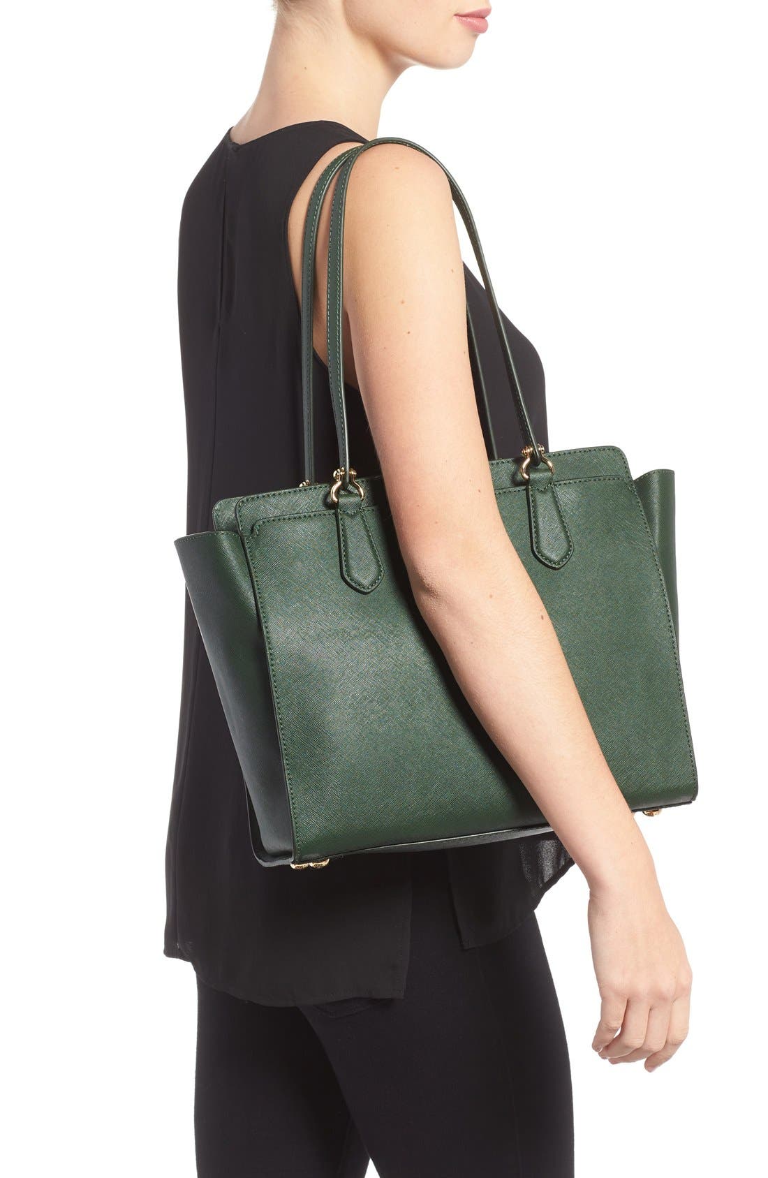 'Large DeeDee' Convertible Tote, Alternate, color, MOSS