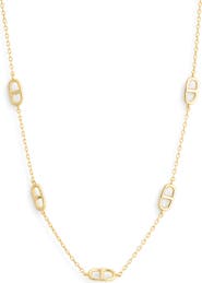 NORDSTROM RACK Mariner Link Station Chain Necklace