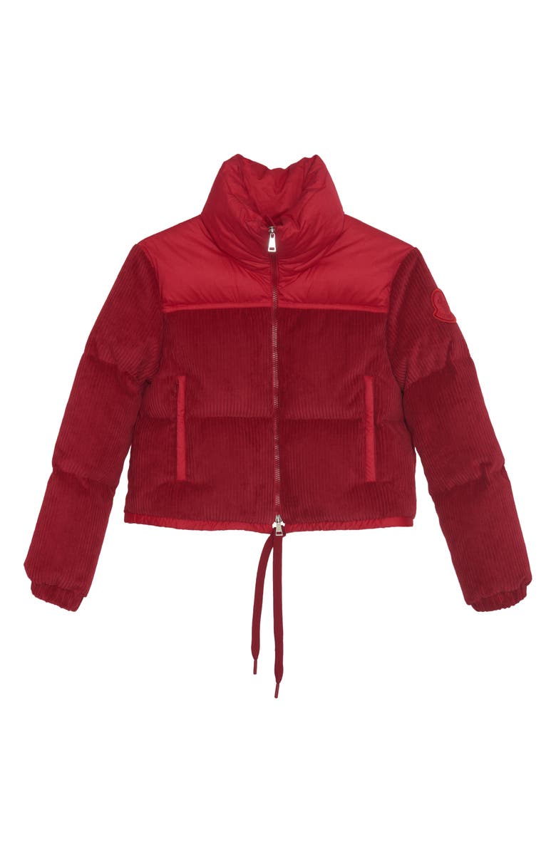 Moncler Waitaki Mixed Media Down Puffer Jacket, Alternate, color,