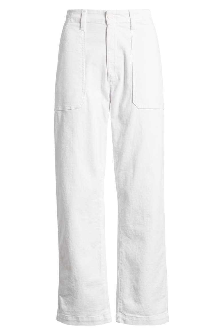 Analeigh High Waist Jeans, Alternate, color, CLOUD WHITE